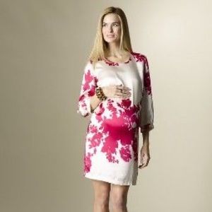 ROSIE POPE Hamptons Silk Maternity Dress